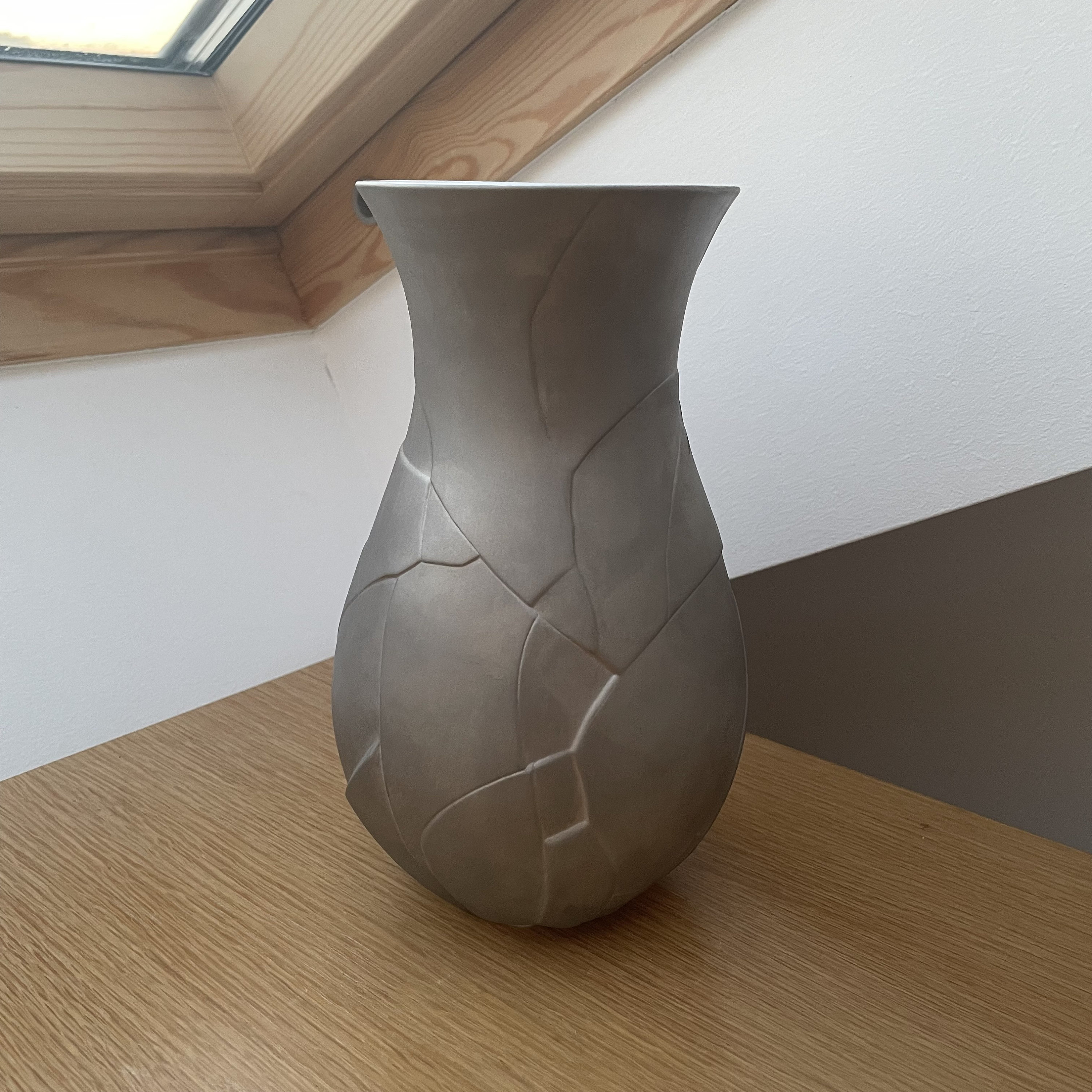 Rosenthal Vase of Phases Grey Mat Studio Line Etsy