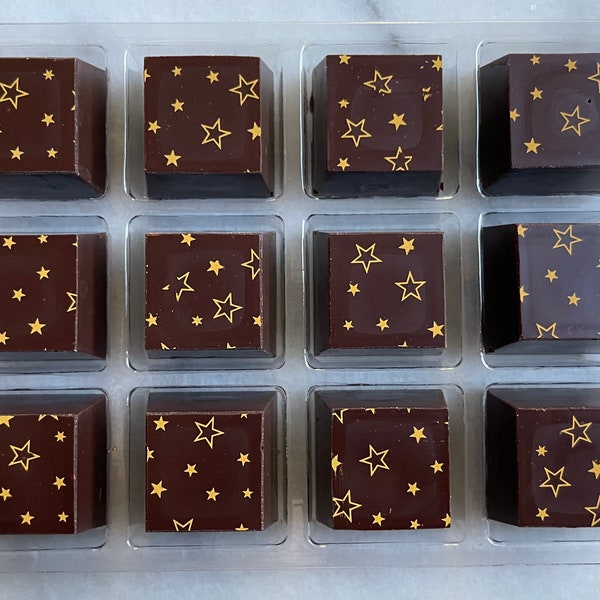 Salted Caramel Dark Chocolates, Truffles, Gourmet, Artisan, Gift, Mother's Day