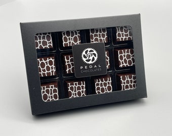Milk Chocolate Ganache Dark Chocolate Truffles, Gourmet Gift
