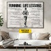 Personalized Running Life Lessons Canvas Print - Motivational Poster - Etsy