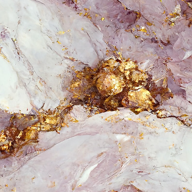 Blush Pink Marble Abstract Art, Pink and Gold Marble, Gold Flecks, Pink