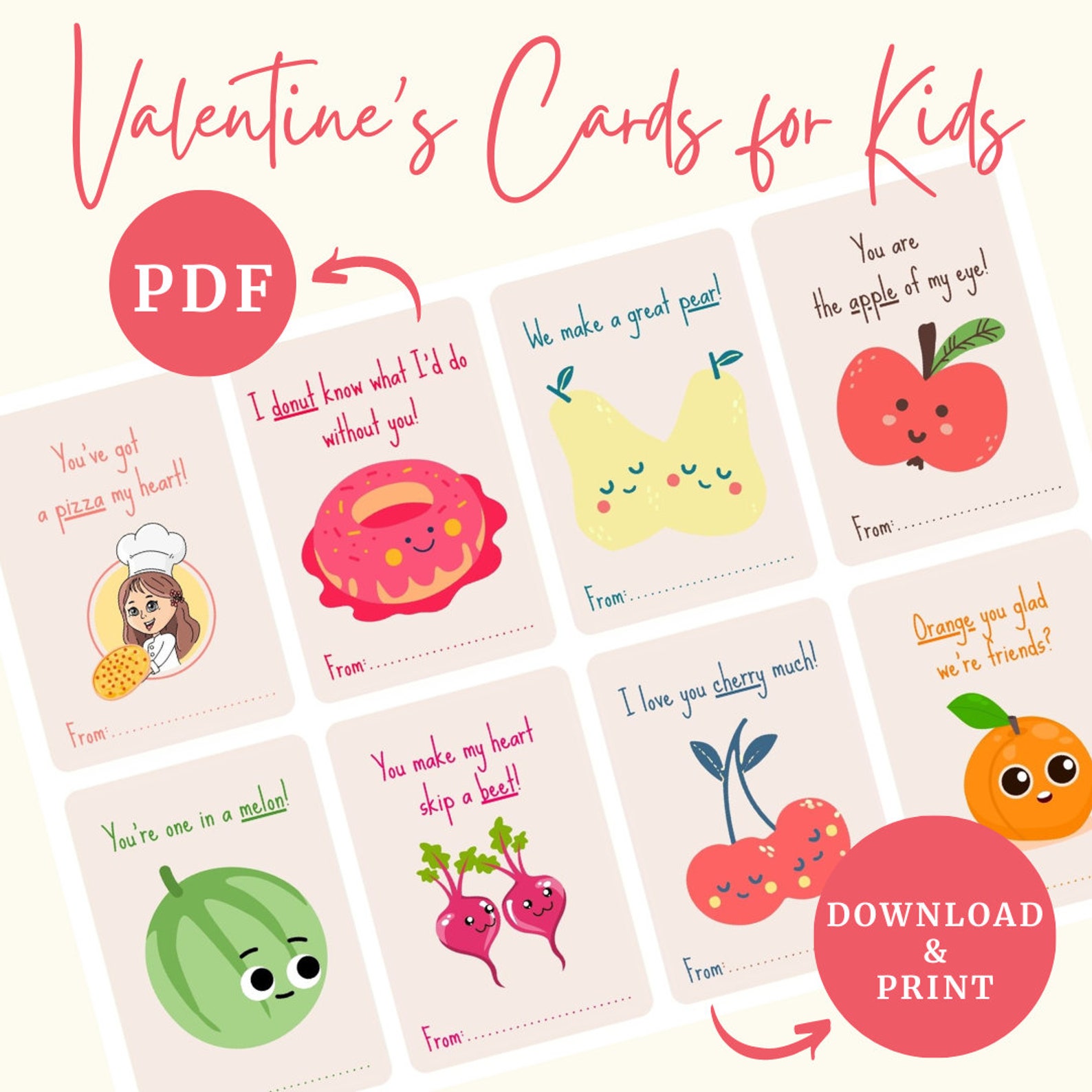 Funny Valentine's Day Cards for Kids | Printable Classroom Valentines ...