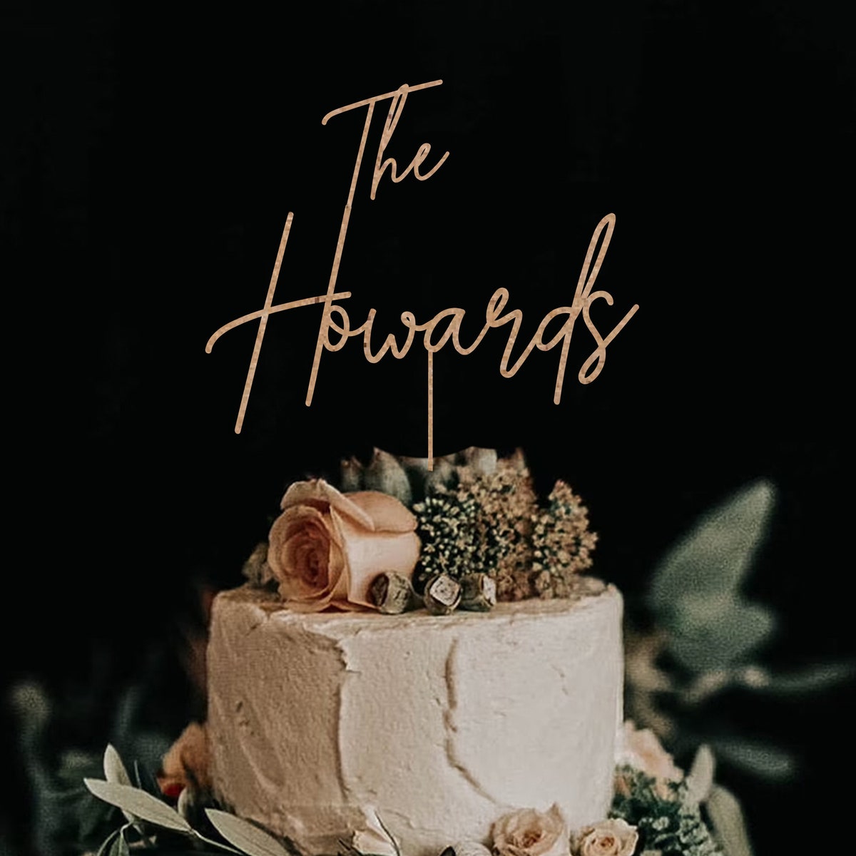 Personalized Wedding Cake Topper