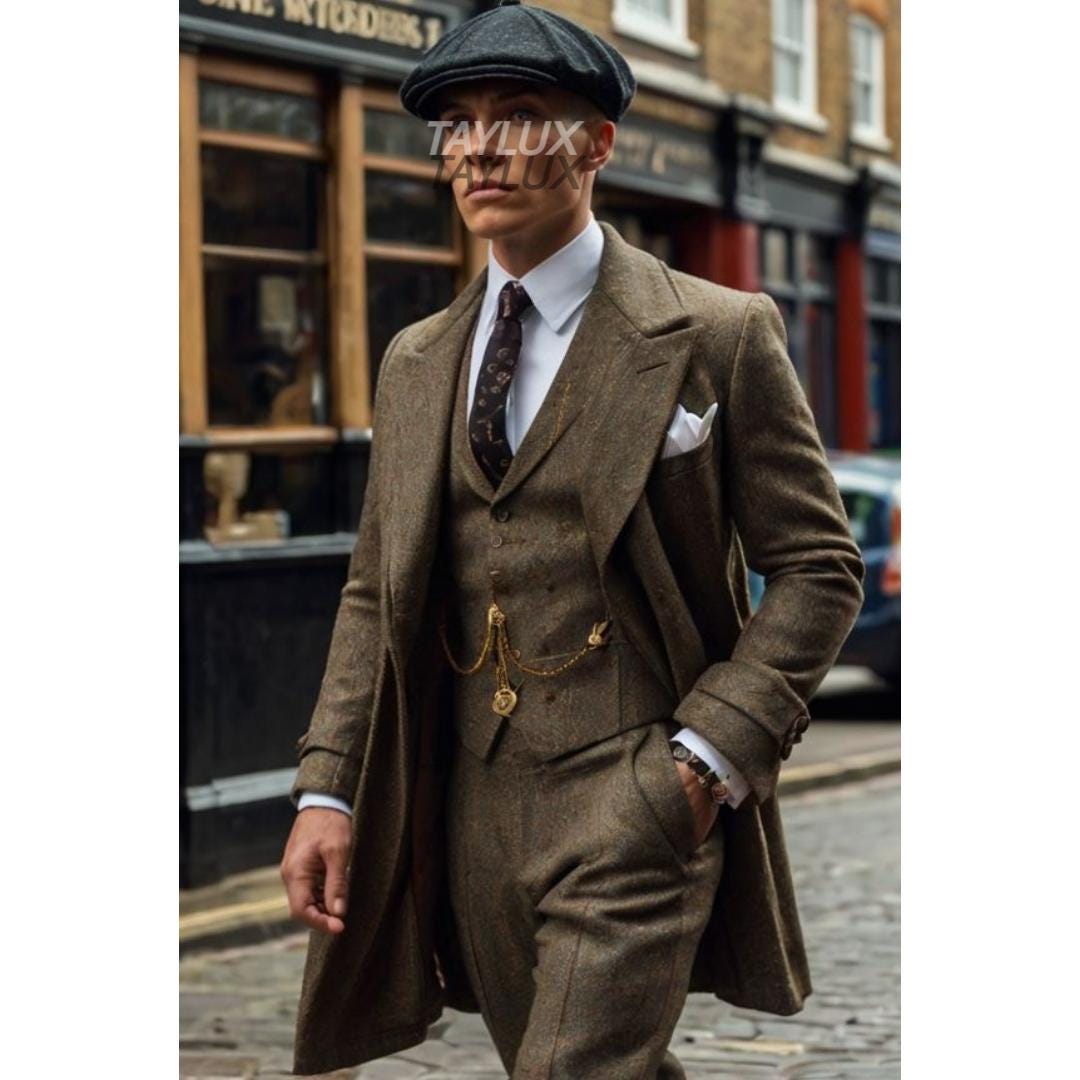 peaky blinders　ビンテージコート　ウール生地 peaky blinders ビンテージコート ウール生地 Mens Tommy Shelby