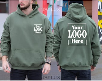 Bluza z kapturem z logo z przodu i z tyłu | Bluza z kapturem z logo | Bluza z kapturem z logo | Bluza z kapturem z logo
