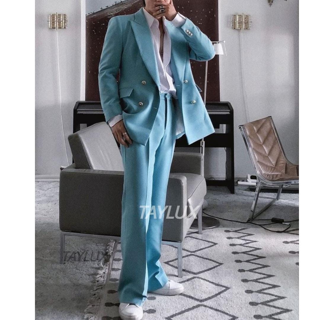 70s Blue Tuxedo
