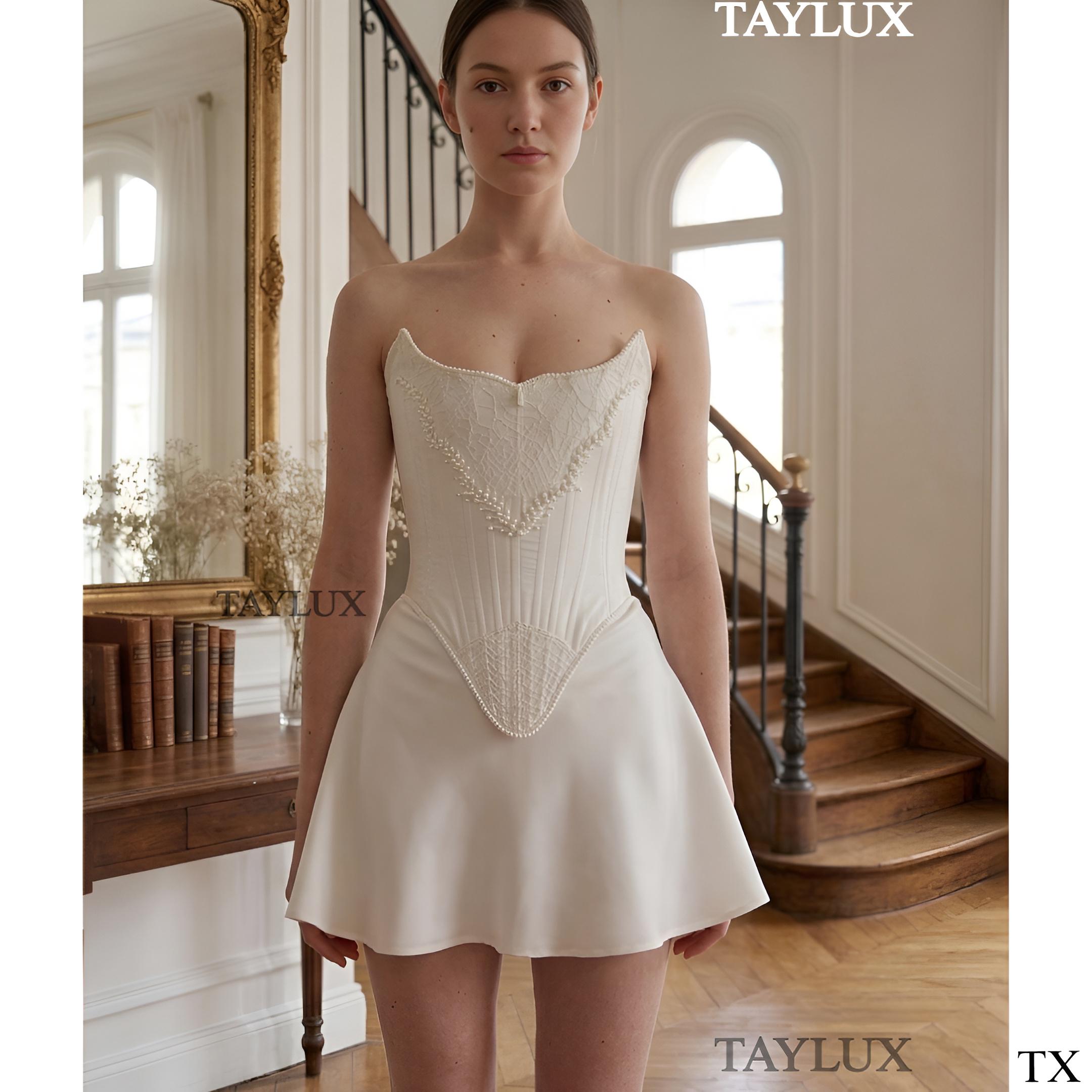 Corset Dress Mini Ivory - Etsy