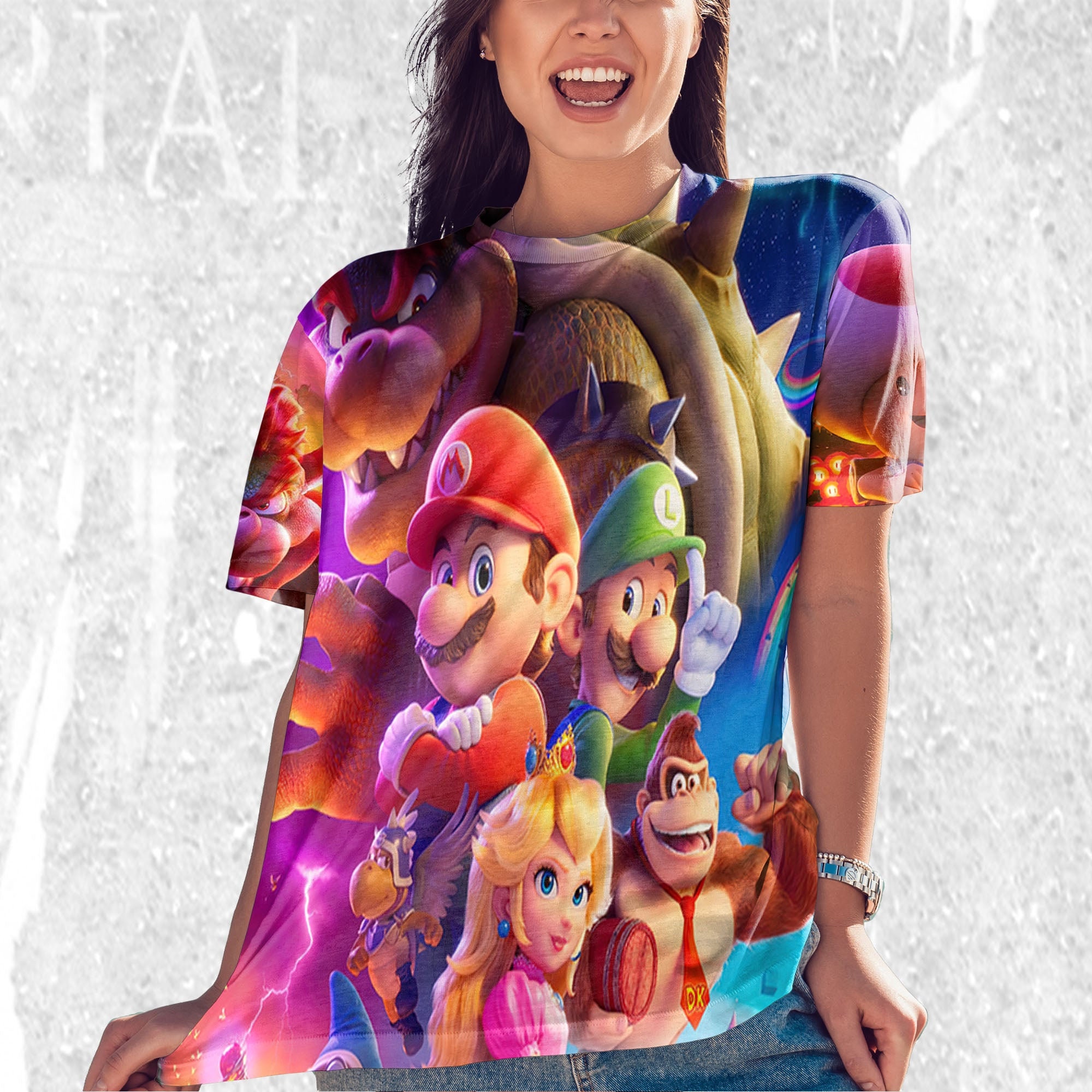 Mario Bros Character T-SHIRT, Mario Bros Birthday T-Shirt, Mario Cartoon 2023 Shirt