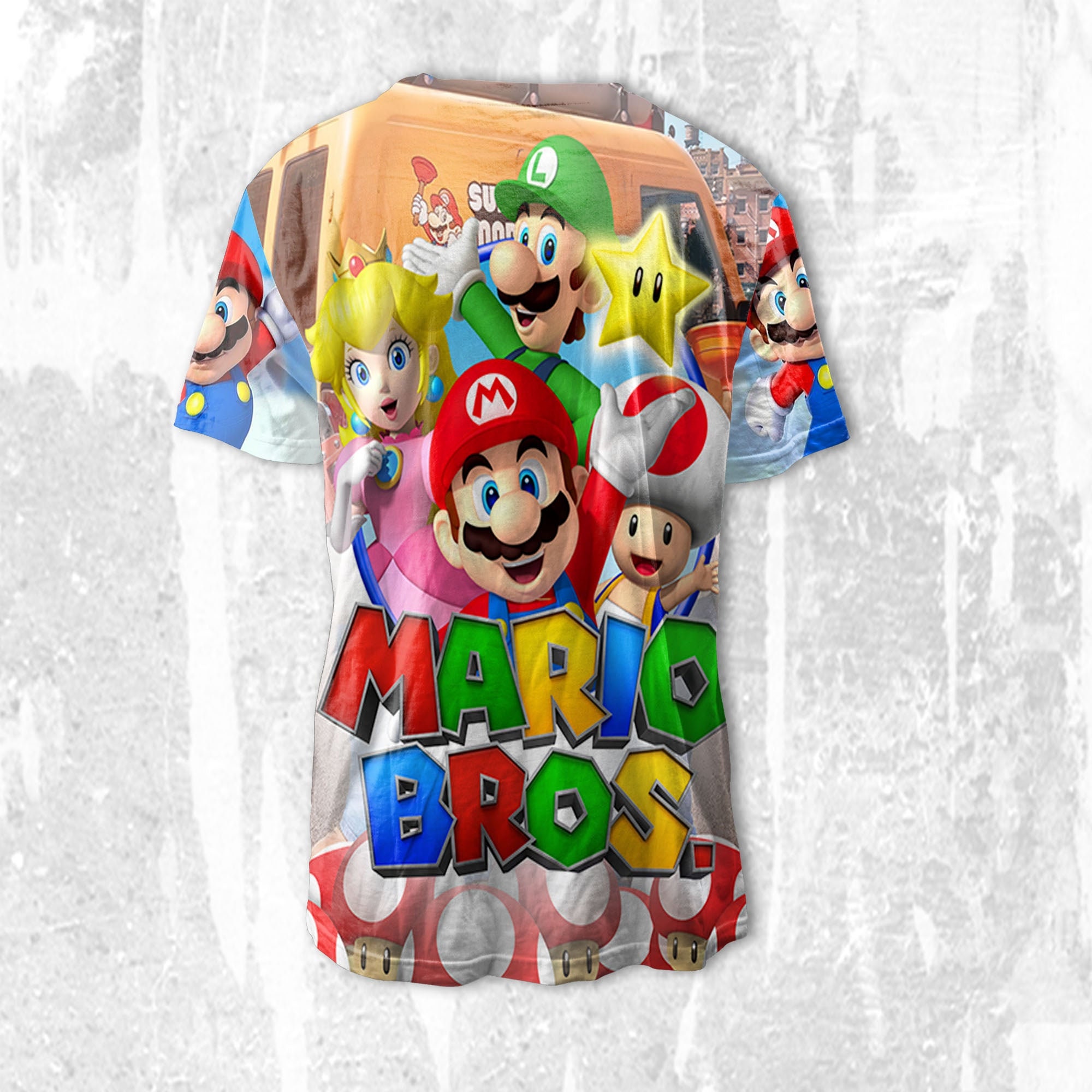Mushroom Mario T-SHIRT, Mario Bros Birthday T-Shirt, Mario Cartoon 2023 Shirt