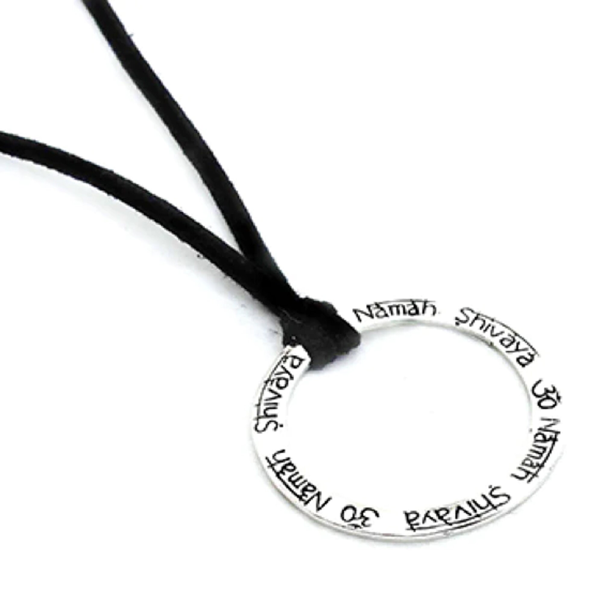 Mantra necklace Shiva / Yoga jewelry / Shiva pendant / Silver necklace / Jewelry with meaning / Mantra jewelry / Meditation jewelry / Shiva necklace