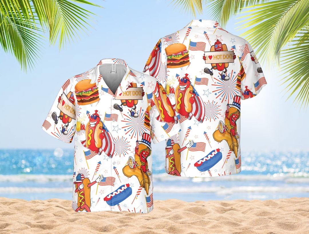 4th Of July Patriotic Hawaiian Shirt - VinCo Hawaiian Shirts