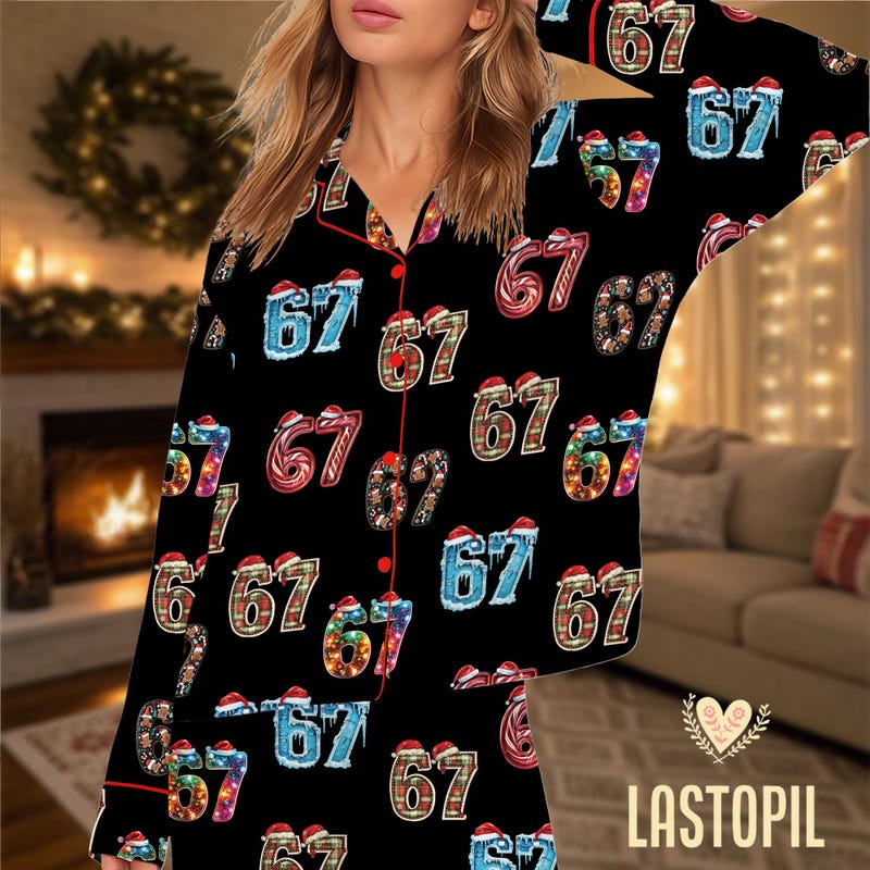 67 Satin Pajamas Set - Etsy