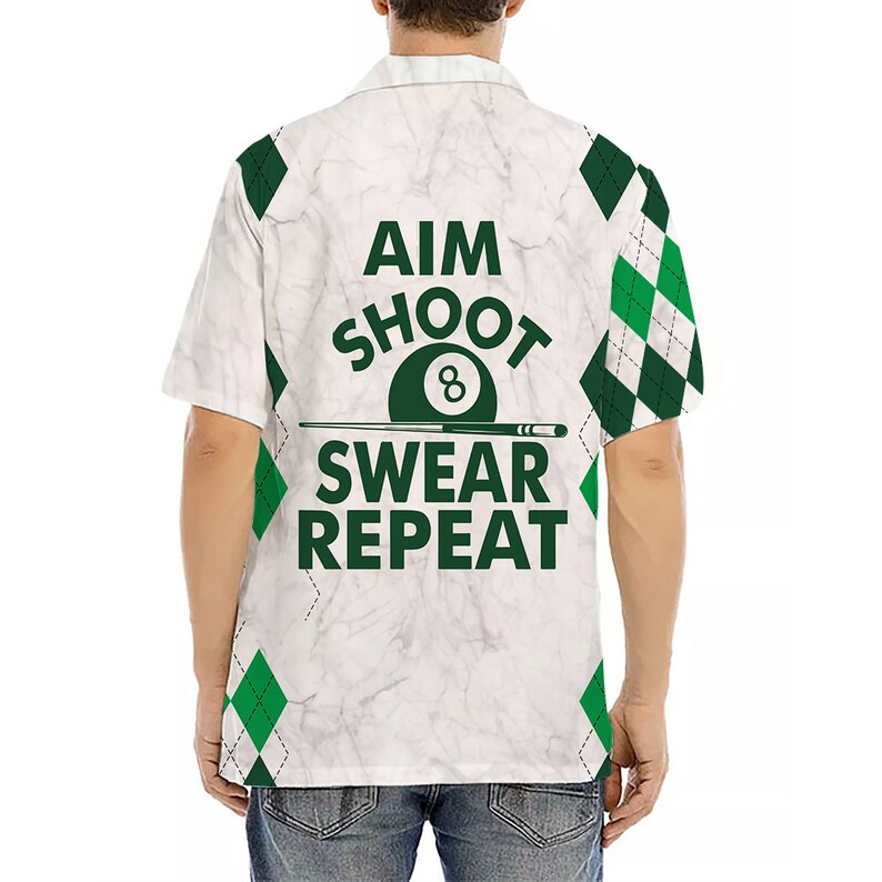 Customize Billiard Hawaii Shirt 3D It's My Turn