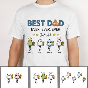 Best Dad Ever With US American Flag Gift For Daddy Dad Father's Day