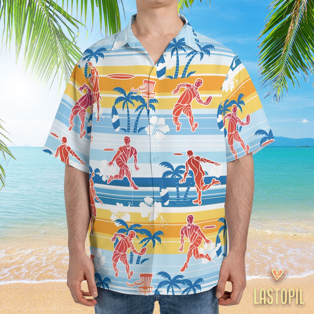 Dics Golf Hawaiian Shirt Disc Golf Gift Flying Disc Shirt Etsy