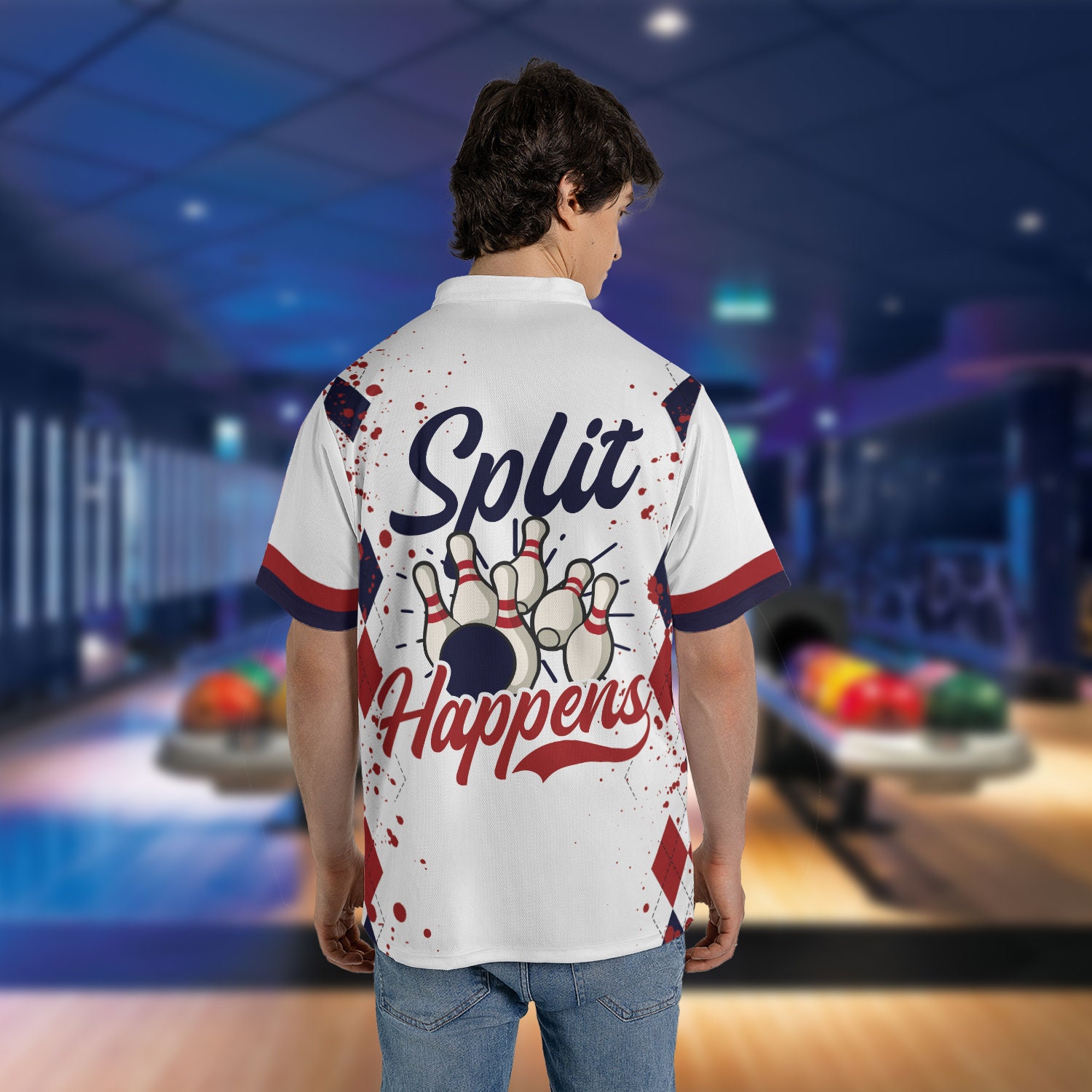 Pesonalized 3D Bowling Jesey Shits, Custom Bowling Shit