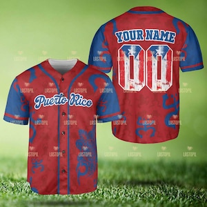 Personalized Puerto Rico Frog Baseball Jersey Baseball Team Shirt Puerto Rico Shirt Boricua Taino Frog Youth Shirt Gift For Baseball Player
