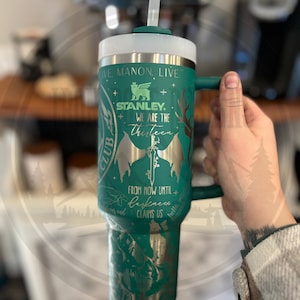 Vaso grabado del Trono de Cristal / Corazón de Fuego / Mercancía con licencia oficial / Mercancía del Libro de los Trece / Mercancía con licencia de Sarah J Maas