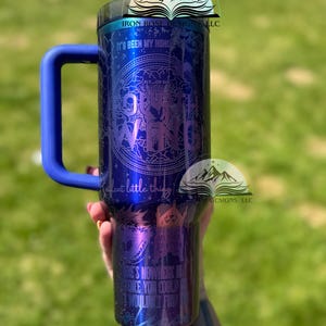 Dragon Storm Tumbler | 40oz Engraved Tumbler | Dragon | Fantasy Romance | Fourth Wing | Bookish Merch | Xaden image 2