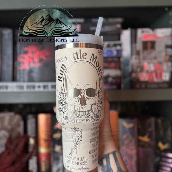 Cat & Mouse Tumbler | Haunting Adeline Cup | Hunting Adeline | Run Little Mouse | Haunting Adeline | H.D. Carlton | Zade Meadows |