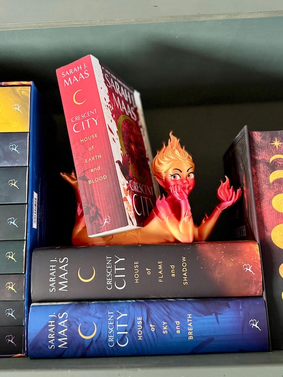Fire Sprite Decor | Crescent City Lehaba | Bookish Decor | Book Shelf Decoration