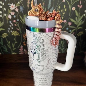 Baby Dragon Stanley Straw Topper | Unicorn Dragon | 3d Printed Dragon | Stanley Straw Topper | Fidget Toy
