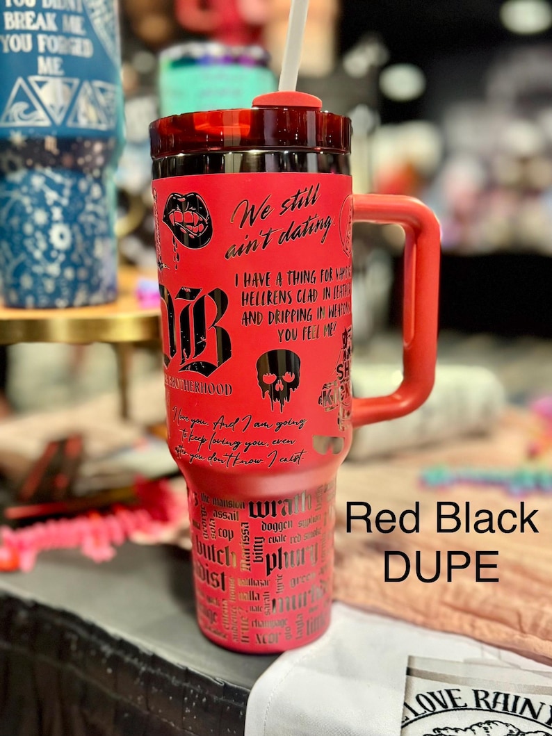 Dragon Storm Tumbler | 40oz Engraved Tumbler | Dragon | Fantasy Romance | Fourth Wing | Bookish Merch | Xaden image 12
