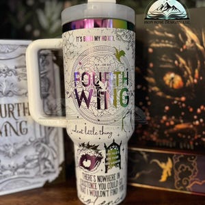 Dragon Storm Tumbler | 40oz Stanley | Dragon |  Fantasy Romance | Fourth Wing | Bookish Merch