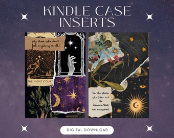 ACOTAR Kindle Insert for Clear Case - PRINTABLE - Paperwhite & Basic: Fairycore | Night Court | Fairies | Sarah J. Maas | Vintage | Bookish