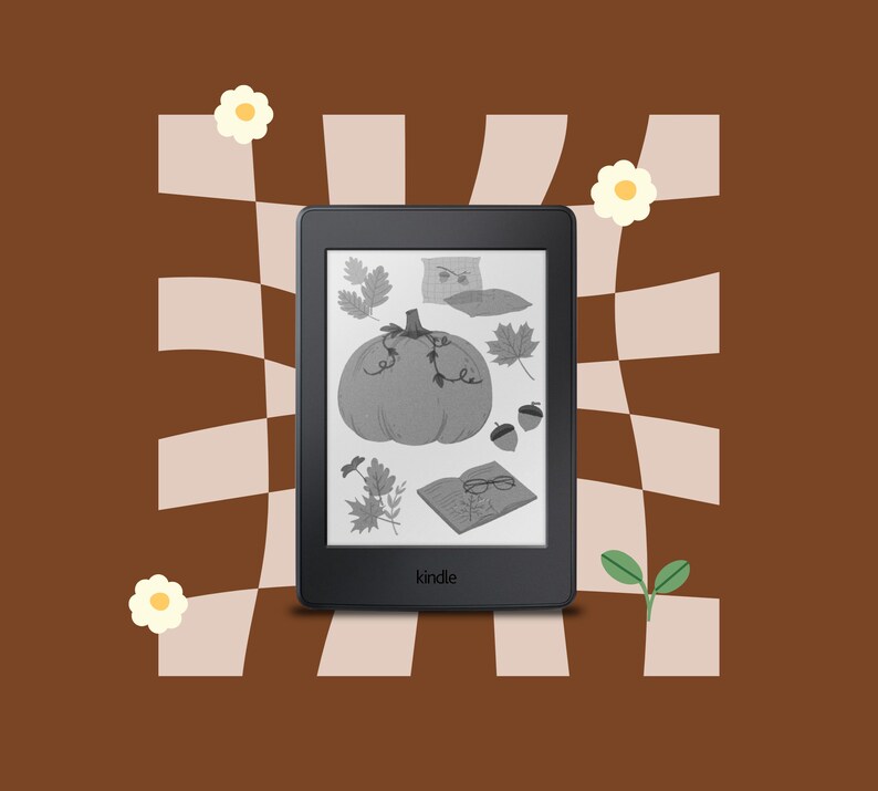10 Fall / Autumn Kindle Lock Screens, Paperwhite Lock Screen, Kindle