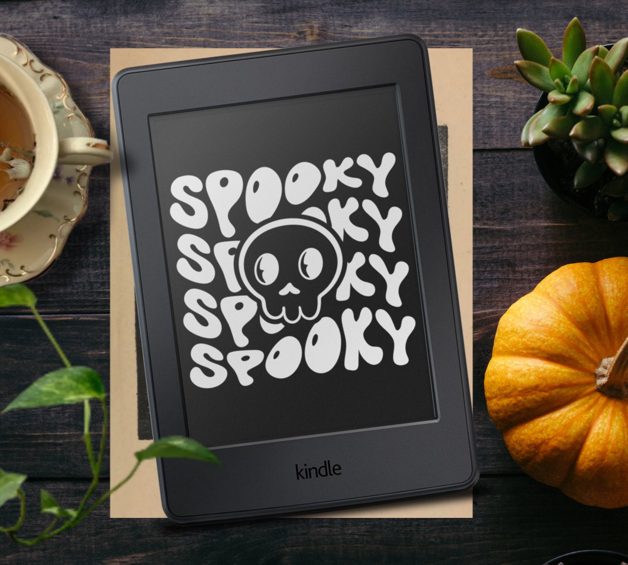6 Kindle Halloween Lock Screens, Paperwhite Lock Screen, Kindle Screen