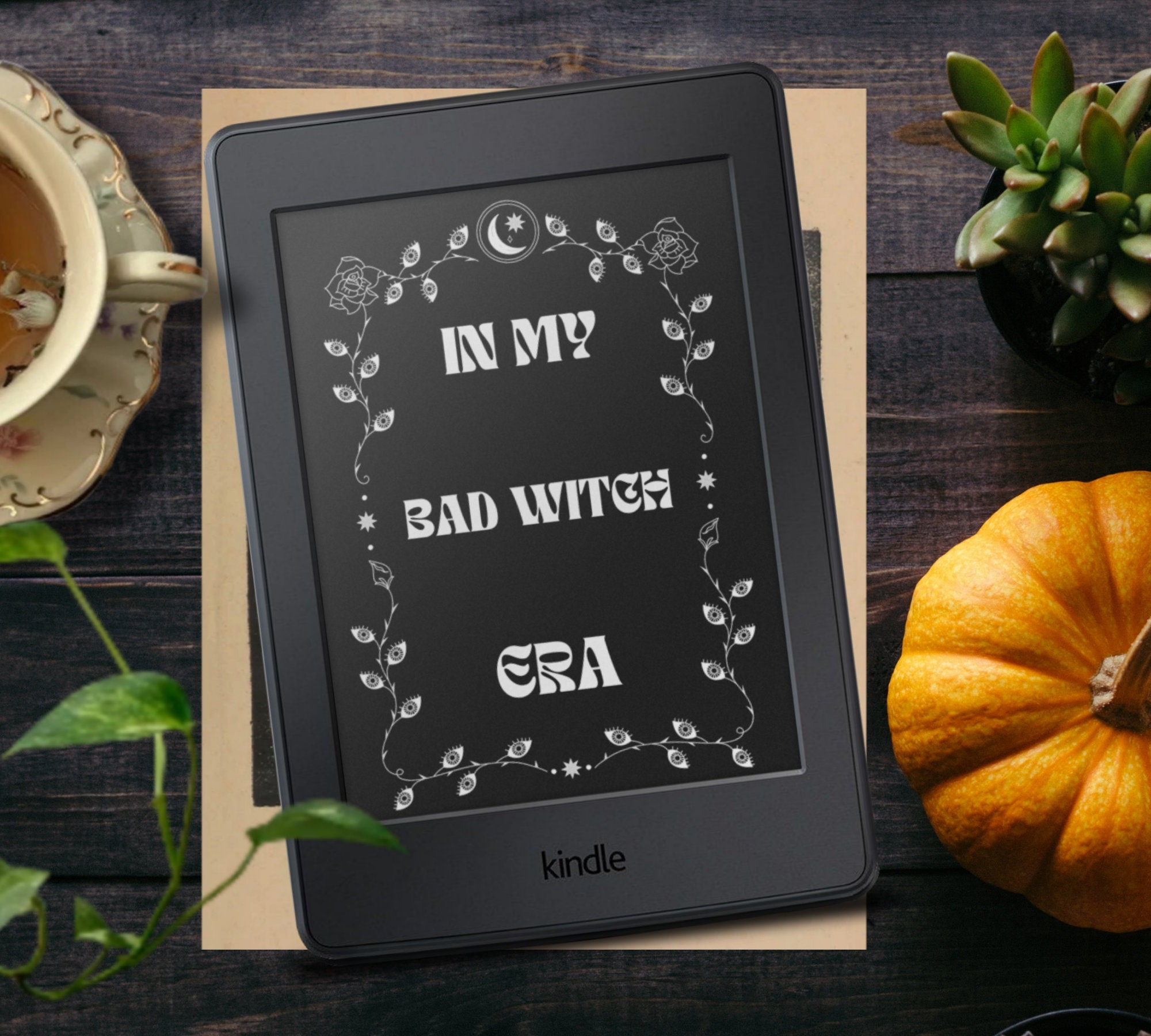 6 Kindle Halloween Lock Screens, Paperwhite Lock Screen, Kindle Screen