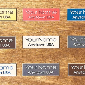 Custom Engraved Name Badges