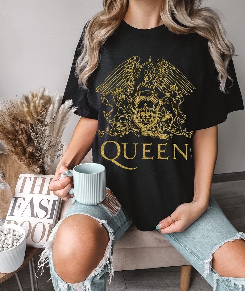 Freddie Mercury Shirt Queen Band Tshirt Rock Band 80S Etsy