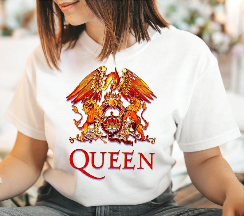 Queen Band Tshirt Freddie Mercury Shirt Festival Clothing Etsy
