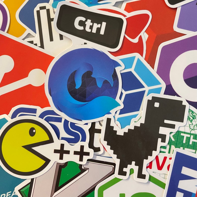 50pcs Programming Stickers Vinyl Decal Developer Sticker Pack - Etsy ...