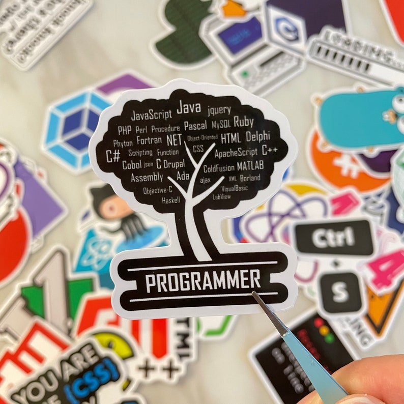 50pcs Programming Stickers Vinyl Decal Developer Sticker Pack - Etsy ...