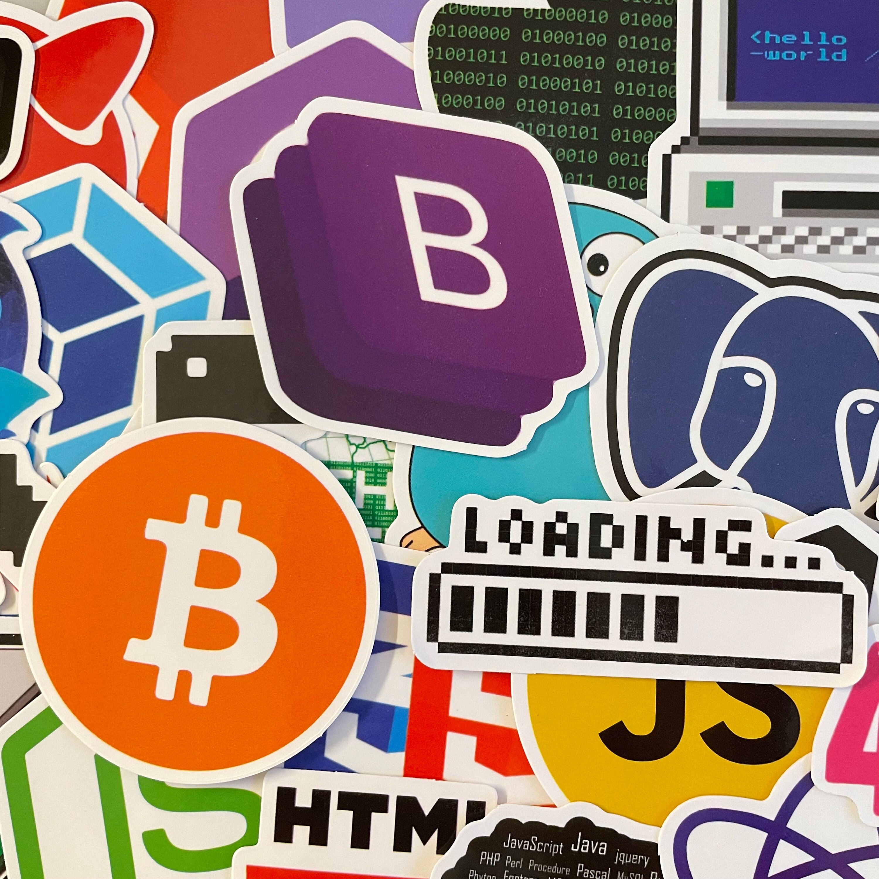 50pcs Programming Stickers Vinyl Decal Developer Sticker Pack - Etsy ...