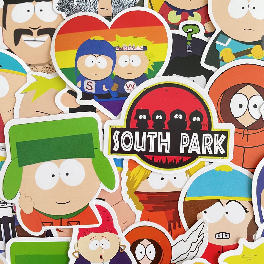 50pcs South Park Stickers Vinyl Decal South Park Sticker Pack Etsy Australia