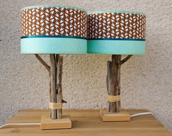 Driftwood bedside lamp