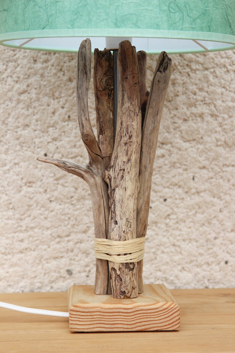 Driftwood bedside lamp image 3