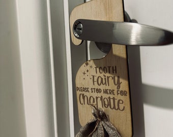 Tooth Fairy Door Hanger, door hanger, tooth fairy, children’s door hanger