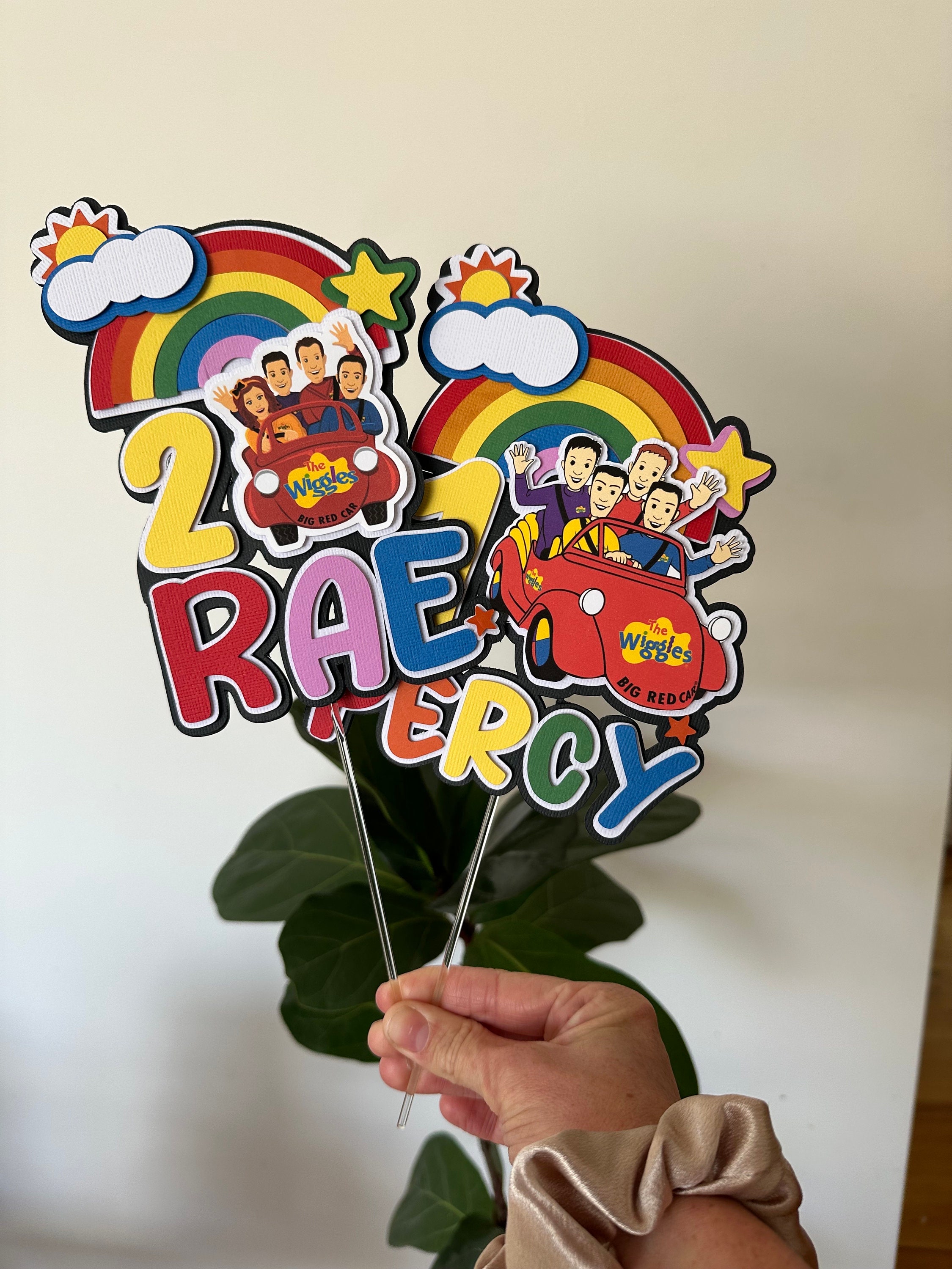 Wiggles Cake Topper, the Wiggles, Wiggles Cake, Cupcakes, Cake Topper