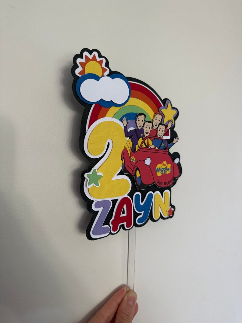 Wiggles Cake Topper the Wiggles Wiggles Cake Cupcakes Cake Etsy Australia