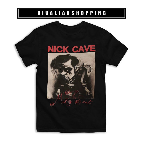 Retro Nick Cave The Bad Seeds - The Mercy Seat Black Unisex t-Shirt