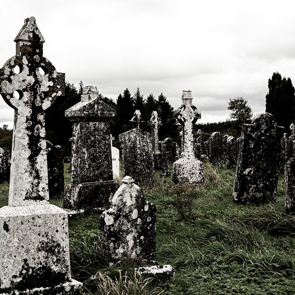 Old Graveyard Longford, Rural, black and white photography, Irish photography prints, rural photography, religious photography