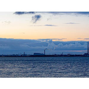 Ireland, Dublin, Ireland, Irish Heritage, Sea, black & white photography, Irish photography, skyline, Dusk, fine art, Monkstown