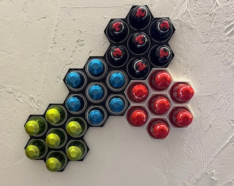 Nespresso capsule holder honeycomb