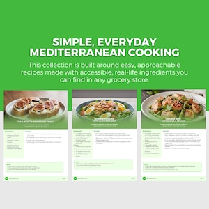 Mediterranean Diet Cookbook: Editable Canva Template, Health Coach PLR, Healthy Recipes, Nutrition image 7