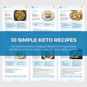 Complete Ketogenic Diet Guide Canva Template with 7 Day Meal Plan and Recipes image 10